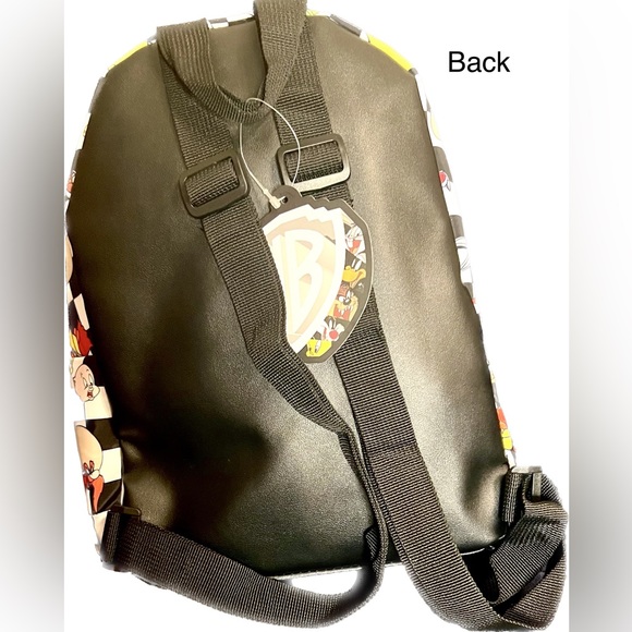 Adorable Looney Tunes SM Backpack-Warner Brothers Iconic Cartoon Figures-Vintage - Picture 3 of 9